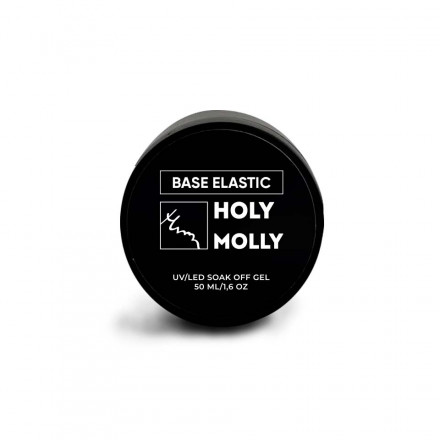 HOLY MOLLY   База прозрачная   Base   ELASTIC RUBBER   50мл   (шайба)