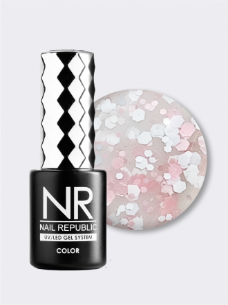 NAIL REPUBLIC   Гель-лак с вкраплениями   10мл   Stone Crumb   #712