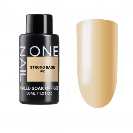 ONE NAIL   Base STRONG #02   30мл (бутылка)   База камуфлирующая густая