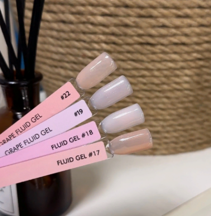 ONE NAIL   Gel FLUID   #17   15мл (флакон)   Гель для укрепления с шиммером