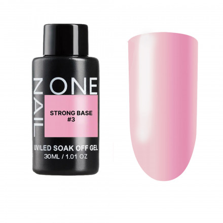 ONE NAIL   Base STRONG #03   30мл (бутылка)   База камуфлирующая густая