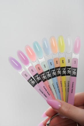 NAIL REPUBLIC   База цветная   10мл   Base CANDY   #62
