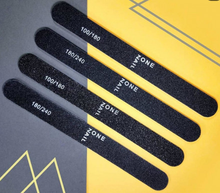 ONE NAIL   Пилка прямая на пластике   СЕРАЯ   50шт   180/240   [34]   (СНЯТО)