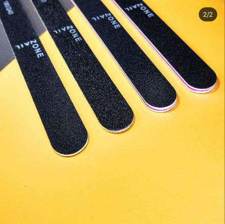 ONE NAIL   Пилка прямая на пластике   СЕРАЯ   50шт   180/240   [34]   (СНЯТО)