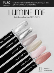 IQ BEAUTY   Лак для ногтей с биокерамикой с хлопьями Юки   12,5мл   Prolac BORN TO SPARKLE   #059