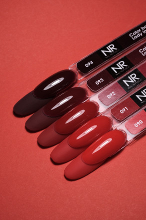 NAIL REPUBLIC   База цветная   10мл   Base LADY IN RED   #93